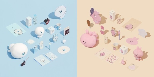 카카오 니니즈 앙몬드&스카피 굿즈.
