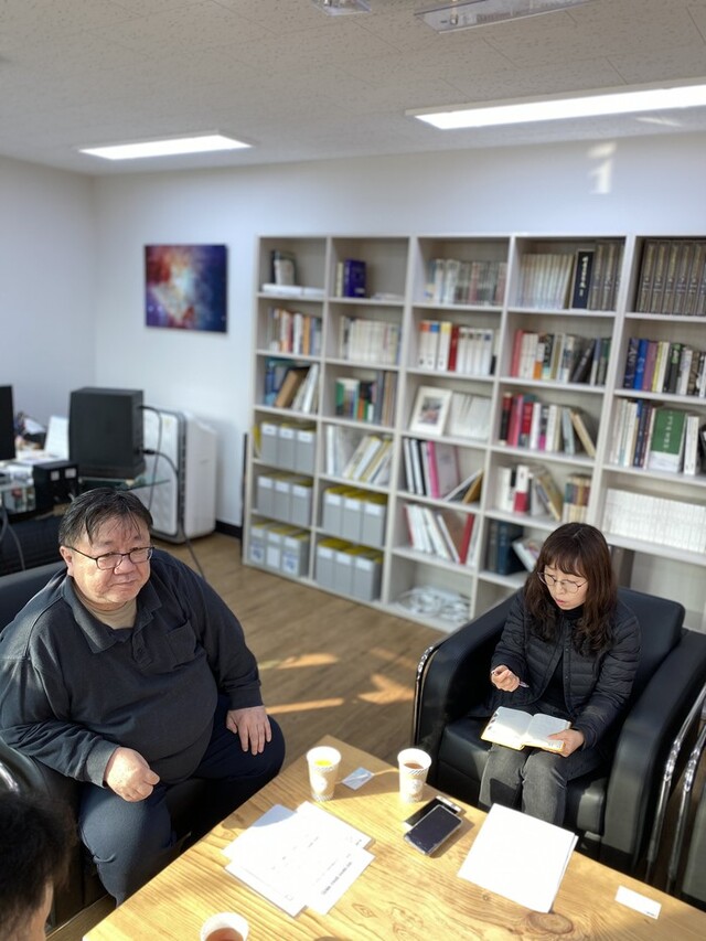 강헌 경기문화재단 대표이사 2020년 문화예술 현장 대담 사진