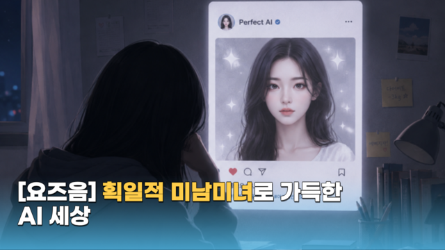 [요즈음] '획일적 미남미녀'로 가득한 AI 세상 - 뉴스 썸네일 이미지